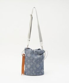 russet デニムジャガード3WAY巾着バッグ(CE-1688)