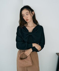 earth music&ecology スタッズキルトバッグ