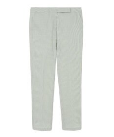 DAKS コットンリネンストライプパンツ