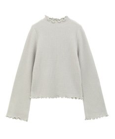 Green Parks ・ｓｗｉｎｇ　ｂｙ　ウラシャギーフレアスリーブニット