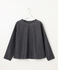 自由区 L 【カタログ掲載】ループカットジャカードプルオーバー ブラウス