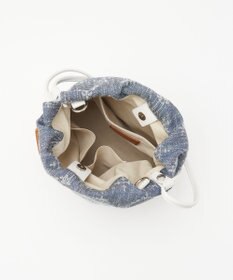 russet デニムジャガード3WAY巾着バッグ(CE-1688)