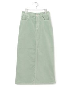 23区 【洗える】23区DENIM ベルベットストレッチ Aライン スカート