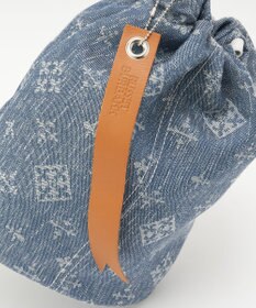 russet デニムジャガード3WAY巾着バッグ(CE-1688)