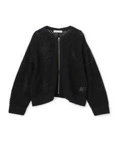 UNFILO クロシェレースニット ZIPカーディガン