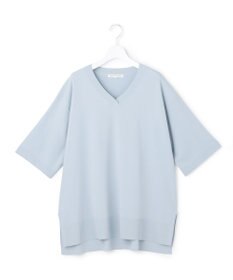 23区 L 【先行予約/WEB&一部店舗限定カラーあり/Lサイズ限定】レーヨンポリエステルストレッチ Vネック ニット