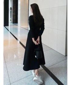 Green Parks フレアニットワンピース