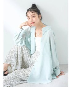 earth music&ecology ウ゛ィンテージボタンフロントポケットシャツ