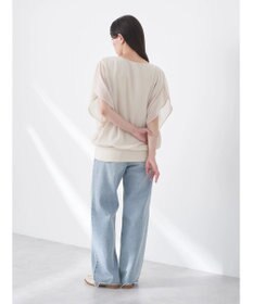 earth music&ecology シアードッキングドルマンブラウス