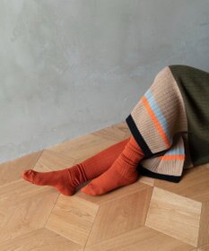 TRICOTE 6x2 RIB OVER KNEE SOCKS／6×2リブオーバーニーソックス