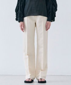 BEIGE， 【洗える】CUPHEA / センタープレス入りフレアパンツ