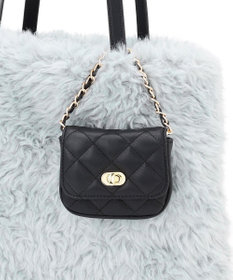 23区 フェイクファー トートバッグ