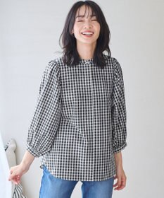 ANY 【UVカット・吸水速乾・抗菌防臭】バルーンスリーブブラウス