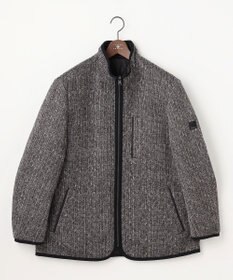 JOSEPH ABBOUD 【キングサイズ・リバーシブル】ツィーディーフリースリバーシブル ブルゾン