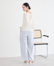 earth music&ecology ビットパーツ付きカーゴパンツ