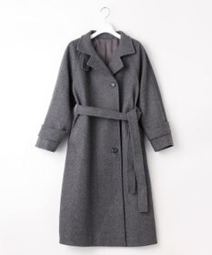 Feroux 【古畑星夏さん着用】スタンドネックウールライク コート