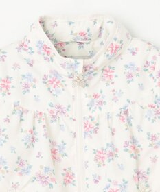 ANY KIDS 裾ペプラム 花柄 ブルゾン