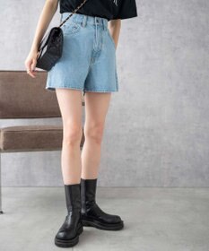WEGO 台形デニムショートパンツ