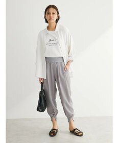 Green Parks ・ｆｕｒｒｙ　ｒａｔｅ　リブキリカエジョガーパンツ