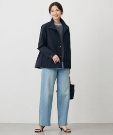 J.PRESS LADIES BEZ ドビーストライプ バンドカラー ブラウス