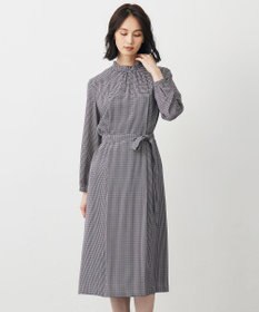 デシンハウンドトゥースプリント ワンピース / J.PRESS LADIES