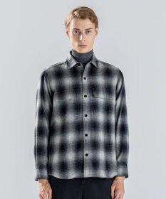 JOSEPH HOMME 【新素材】フェードフラノチェック / シャツブルゾン