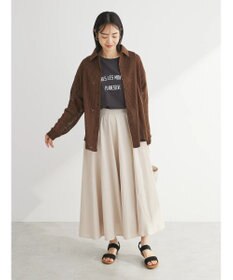 Green Parks インド綿 ボリュームポプリンスカートII