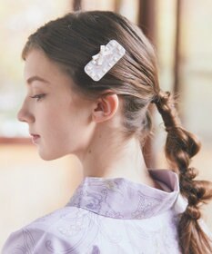 Maison de FLEUR クロッシェリボンクリップ