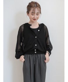 AMERICAN HOLIC 接触冷感２ＷＡＹシアーニットカーディガン