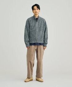 J.PRESS YORK STREET 【UNISEX】ウールカシミヤ ジップアップニット