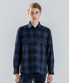 JOSEPH HOMME 【新素材】フェードフラノチェック / シャツブルゾン