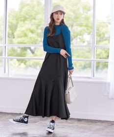 Tiaclasse 【洗える】アシンメトリーキャミワンピース