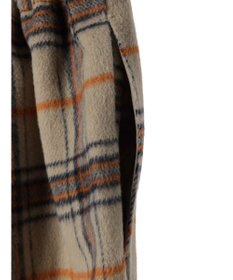 Green Parks シャギーチェックスカート