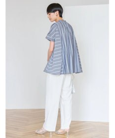 AMERICAN HOLIC 接触冷感フレンチスリーブ切り替えフレアブラウス