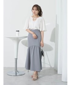 earth music&ecology ２ＷＡＹショルダースリットブラウス