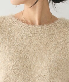 CRAFT STANDARD BOUTIQUE 洗える/ビスチェ付きシャギーニットプルオーバー