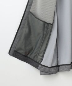 JOSEPH ABBOUD MOUNTAIN 【ソフト/吸水速乾/ライナードッキング対応】メランジバック メッシュ ジップ カットソー