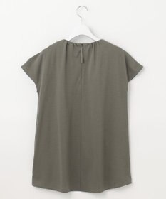 自由区 【洗える・XSサイズあり】ハイツイストポンチフロントタック カットソー