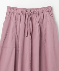 ANY 【ウエストゴム】ナイロンベイカーフレアスカート