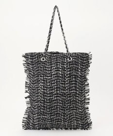 ICB フリンジツイードトート