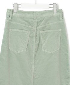 23区 【洗える】23区DENIM ベルベットストレッチ Aライン スカート