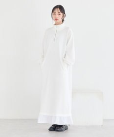 earth music&ecology レイヤーヘムワンピース