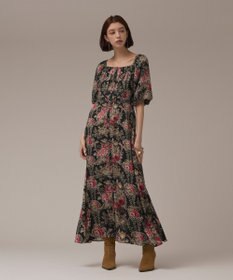 GRACE CONTINENTAL ヴィンテージフラワープリントワンピース