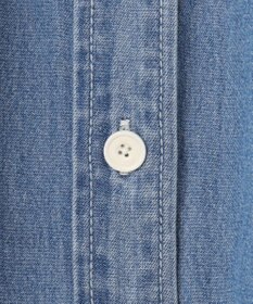 J.PRESS YORK STREET 【WOMEN】デニムロングシャツ ワンピース