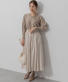 組曲 S 【前後着用可】ニューシックニットＶネック プルオーバー