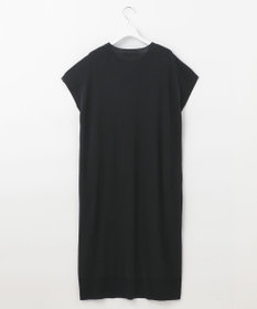 自由区 【洗える】ハイツイストコットンアセテート サマーニットドレス