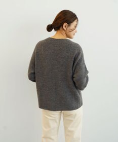 TOQUE 〈大草直子さんアドバイザー〉ベビーアルパカ ミドルゲージ モックネックニット