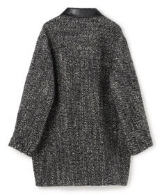 BEIGE， ROBY / フェイクレザーツイードコート