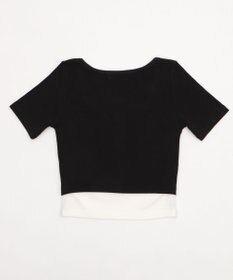 WEGO レースキャミレイヤード風ちびT