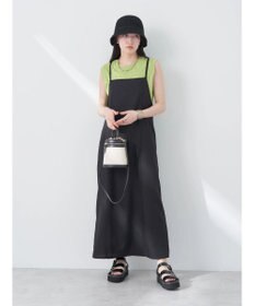 earth music&ecology リサイクルポリエステルブレンドキャミワンピース